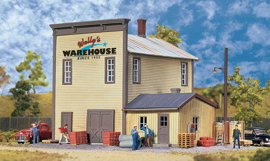 HO Scale Walthers Cornerstone Wally's Warehouse