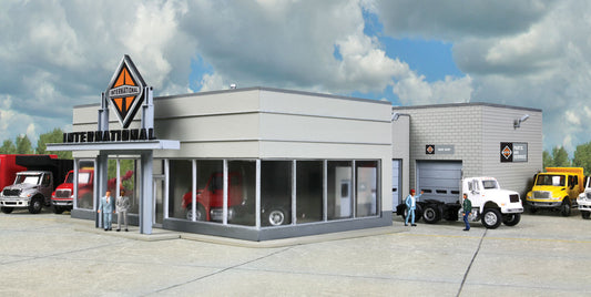 HO Scale Walthers Cornerstone International Truck Dealership