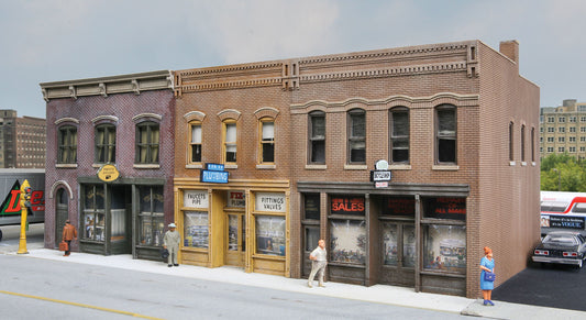 HO Scale Walthers Cornerstone Merchant's Row IV