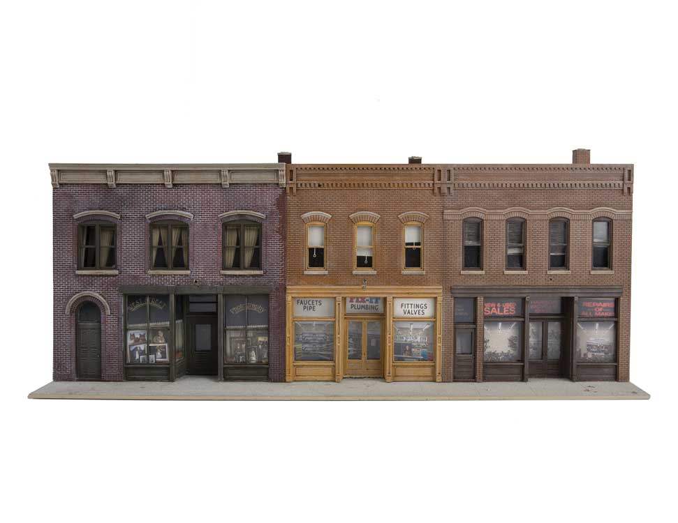 HO Scale Walthers Cornerstone Merchant's Row IV