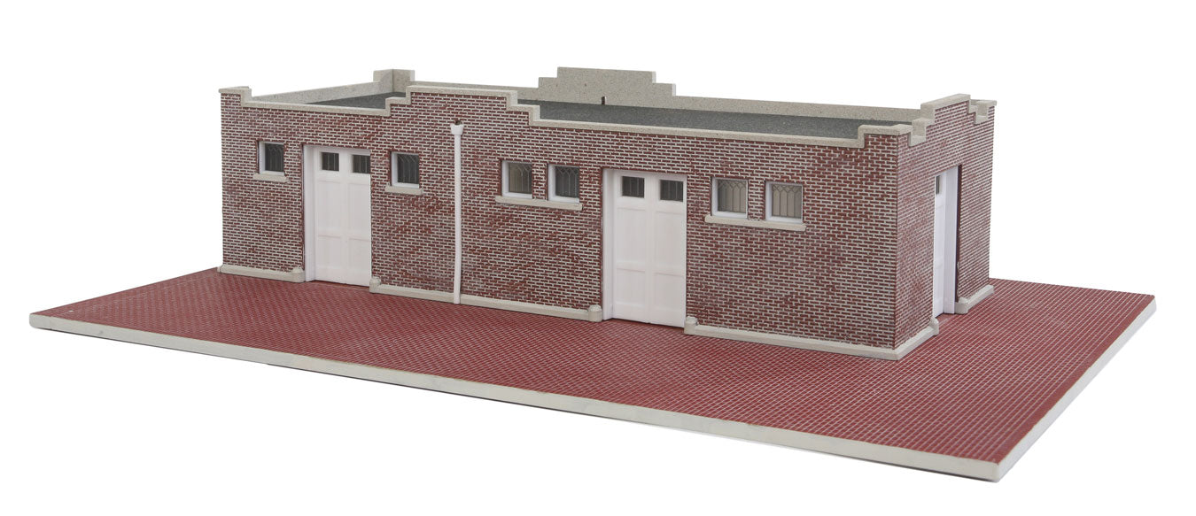 HO Scale Walthers Cornerstone Brick Mission-Style Santa Fe Freight House #4056