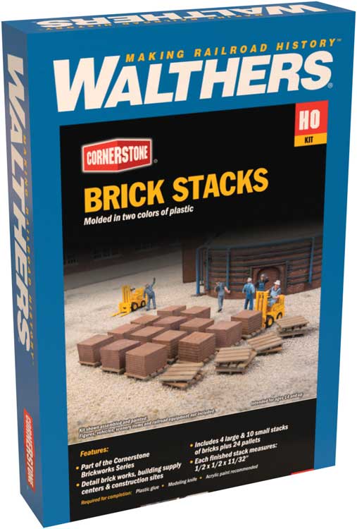 HO Scale Walthers Cornerstone Brick Stacks