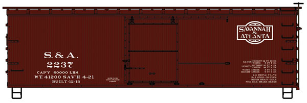 HO Scale Accurail Inc 36' Double-Sheathed Wood Boxcar, Steel Roof, Ends, Fishbelly Underframe