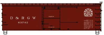 HO Scale Accurail Inc 36' Double-Sheathed Wood Boxcar, Steel Roof, Ends, Fishbelly Underframe Kit