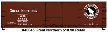 HO Scale Accurail Inc USRA 40' Double-Sheathed Wood Boxcar - Kit  #46045