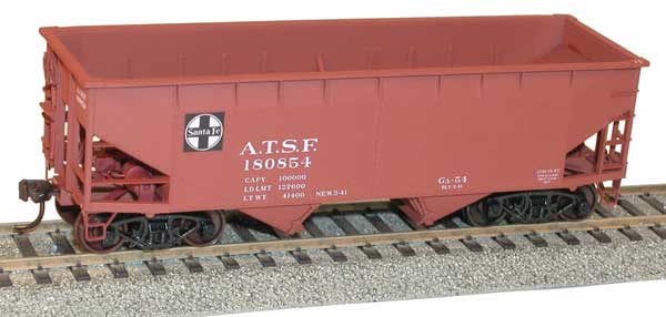 HO Scale Accurail Inc 50-Ton Offset-Side 2-Bay Hopper 3-Pack - Kit