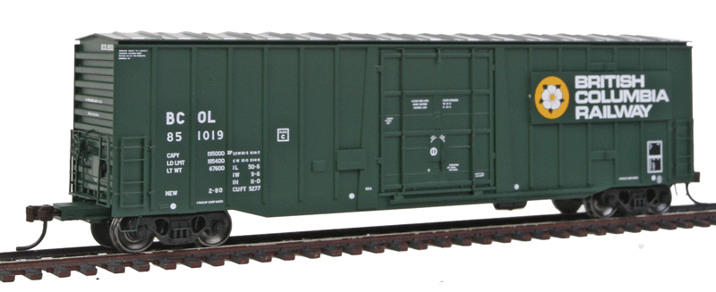 HO Scale Atlas Model Railroad Co. National Steel Car 5277 Plug-Door Boxcar - Ready to Run - Master(R) BCOL #851019