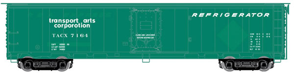 HO Scale Atlas Model Railroad Co. ACF/REA Steel Express Reefer - Ready to Run - Master(R) TACX #7164