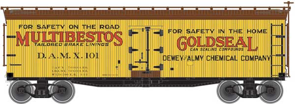 HO Scale Atlas Model Railroad Co. 40' Wood Reefer - Ready to Run - Master(R) D.A.M.X. 104