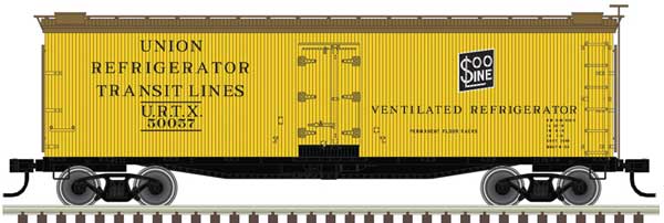 HO Scale Atlas Model Railroad Co. 40' Wood Reefer - Ready to Run - Master(R) URTX #50052