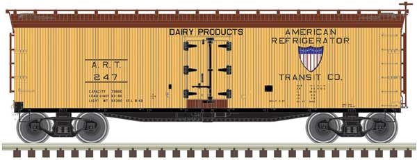 HO Scale Atlas Model Railroad Co. 40' Wood Reefer - Ready to Run - Master(R) ART #244