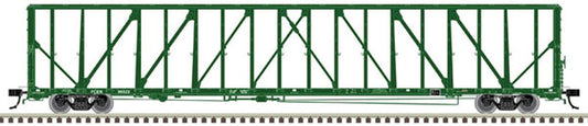 HO Scale Atlas Model Railroad Co. 73' Center-Partition (Centerbeam) Flatcar - Ready to Run - Master