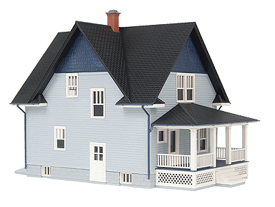HO Scale Atlas Model Railroad Co. Kim's Classic American Home - Assembled . #613-3