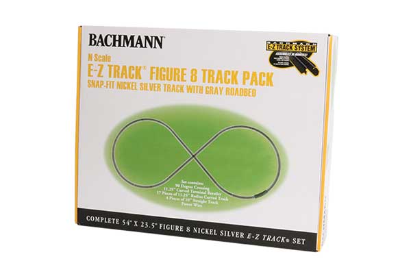 N Scale Bachmann Industries Figure-8 Track Pack - E-Z Track(R) Bachmann Industries #44878