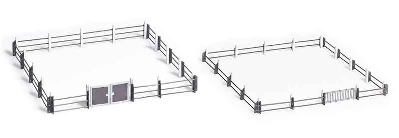 HO Scale Busch Gmbh & Co Kg Modern Steel Pipe Fence
