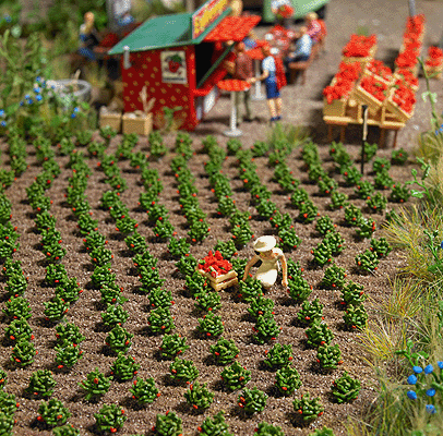 HO Scale Busch Gmbh & Co Kg Strawberry Plants