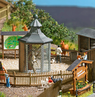 HO Scale Busch Gmbh & Co Kg Owl Aviary