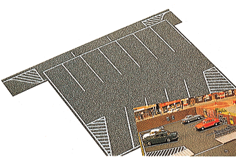 HO Scale Busch Gmbh & Co Kg Flexible Parking Lot