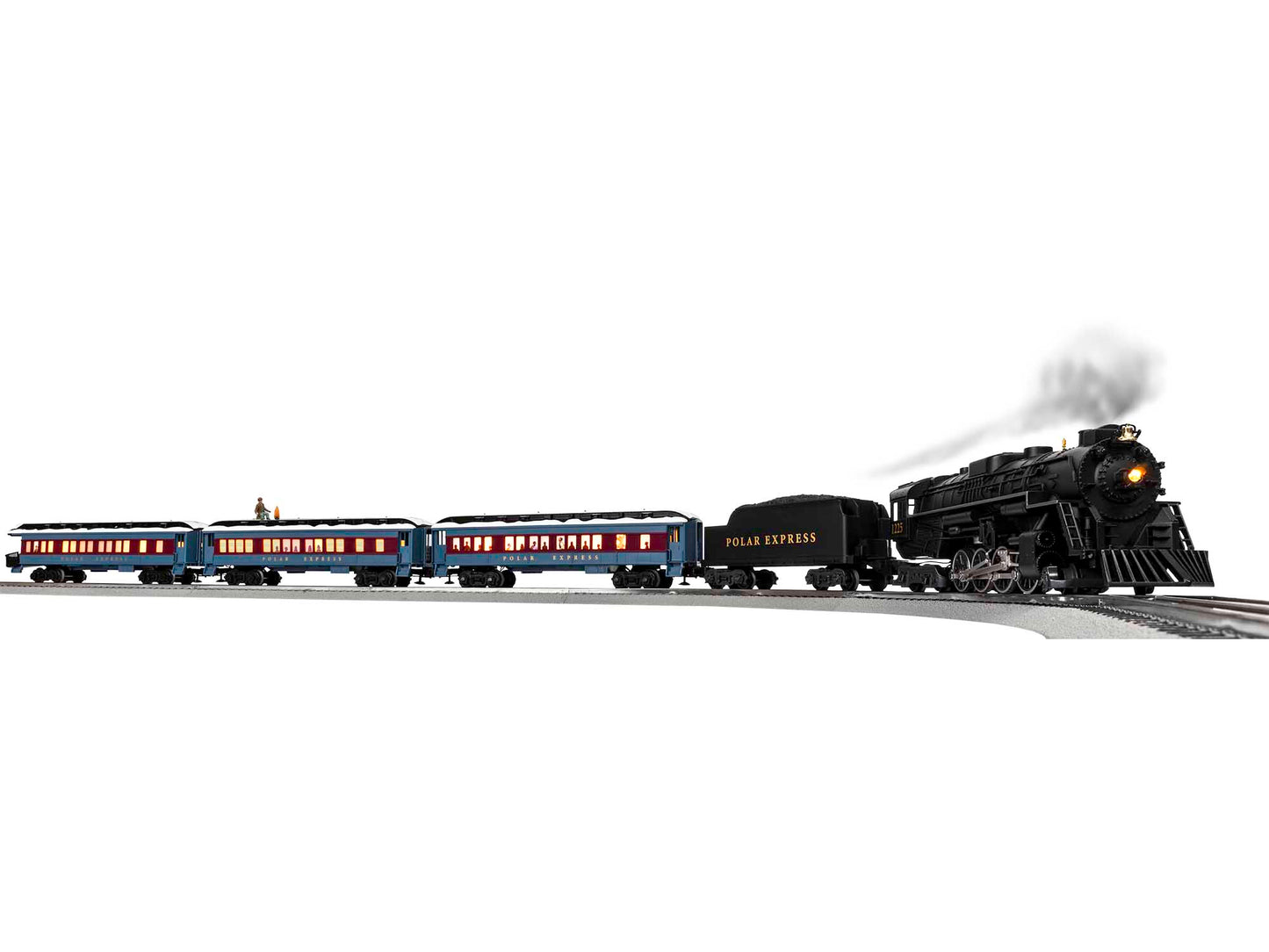 O Scale THE POLAR EXPRESS™ LIONCHIEF® SET WITH HOBO CAR