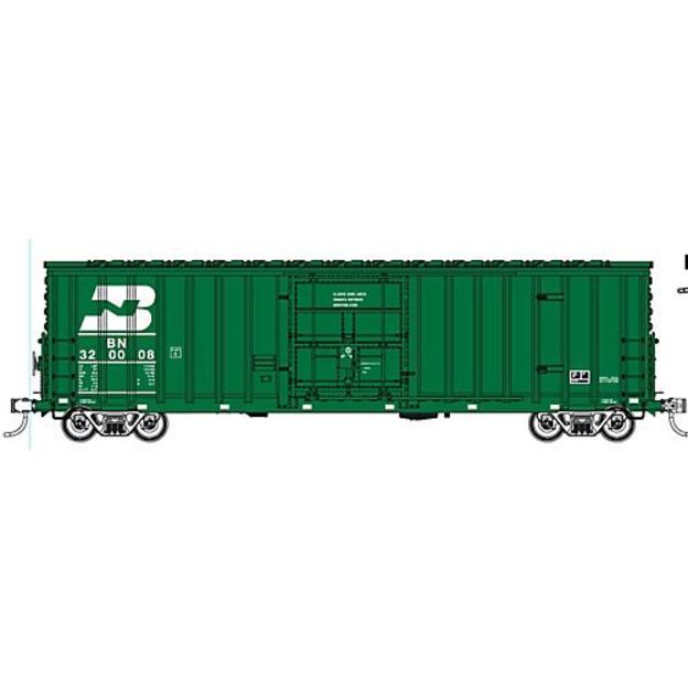 HO Scale Fox Valley Models Soo Line-Built 7-Post Boxcar w/Diagonal-Panel Roof - Ready to Run