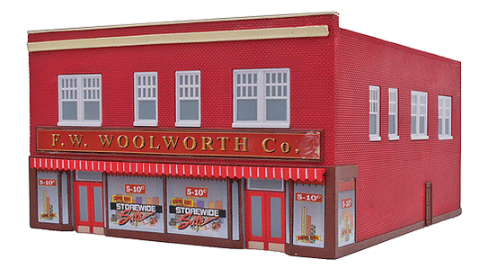 HO Scale Imex Model Company, Inc. F.W. Woolworth Co. - Perma-Scene