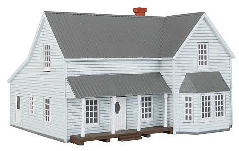 HO Scale Imex Model Company, Inc. Farm House - Assembled - Perma-Scene