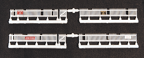 HO Scale JL Innovative Weathered Picket Fence