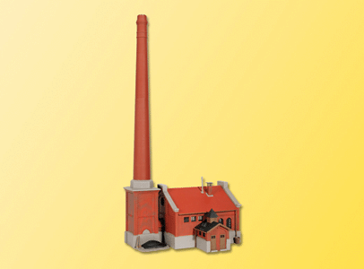 HO Scale Kibri Boiler House w/Chimney