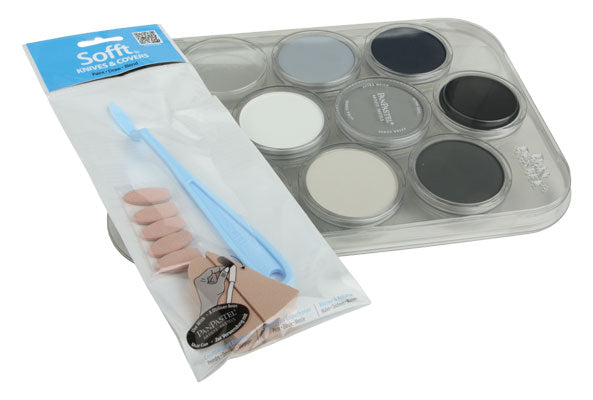 Pan Pastel 7-Color Modeler's Weathering Kit Pan Pastel #30702 Greys, Grime & Soot