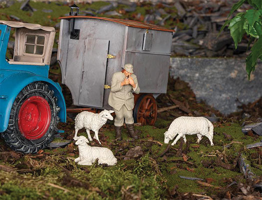 G Scale Pola Shepherd and 3 Sheep Pola #331913