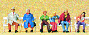 HO Scale Preiser Kg Passengers