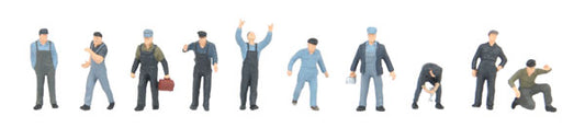 HO Scale Preiser Kg Roundhouse Figure Set