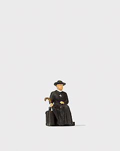 HO Scale Preiser Kg Reverend Waiting for Train