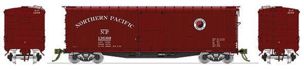 HO Scale Rapido Trains Inc NP 10000-Series 40' Wood Boxcar - Ready To Run # 10764