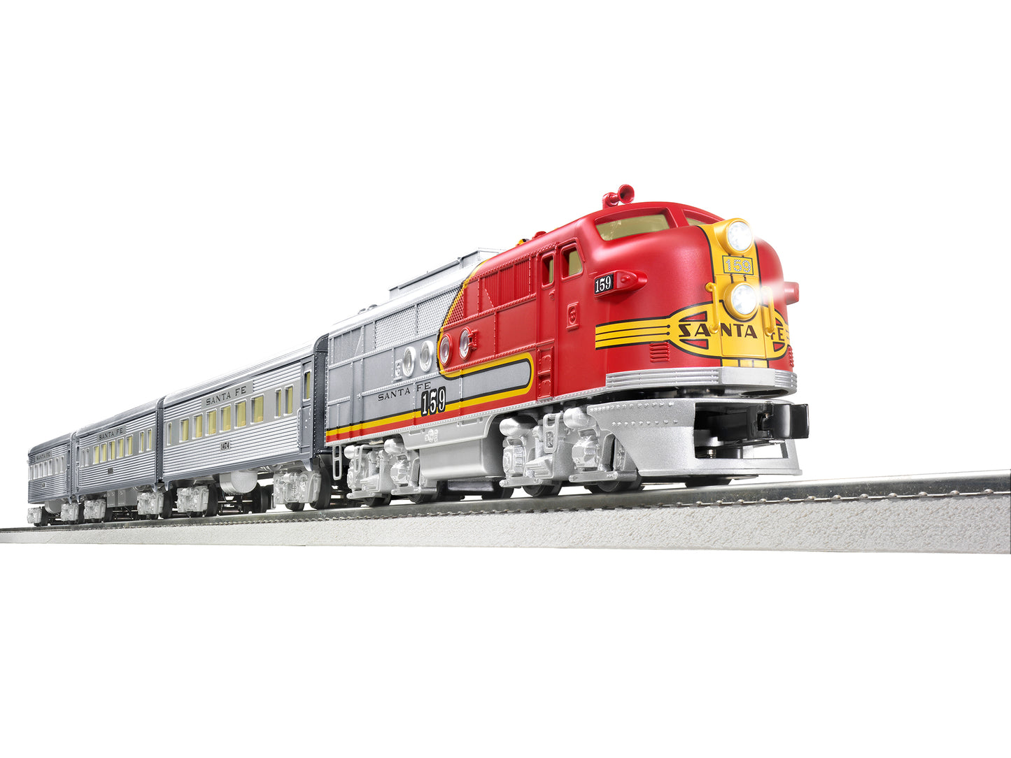 O Scale Lionel SANTA FE SUPER CHIEF LIONCHIEF SET