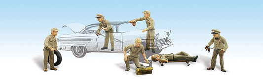 HO Scale Woodland Scenics Service Station Attendants