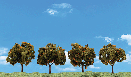 Woodland Scenics Orange Trees - Woodland Classics(TM) Ready Made Trees(TM) #TR3591