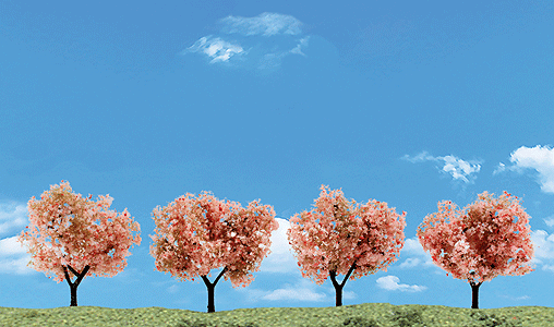 Woodland Scenics Flowering Trees - Woodland Classics(TM) Ready Made Trees(TM) #TR3591