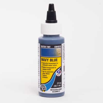 Woodland Scenics Water Tint - Water System - 2oz 59.1mL Navy Blue