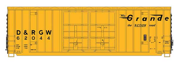 HO Scale Intermountain Railway Company Gunderson 50' High-Cube Double-Door Boxcar with Peaked Roof - Ready to Run Value Line