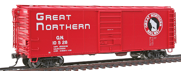 HO Scale Intermountain Railway Company Plywood Panel 40' Boxcar - Ready to Run #46053