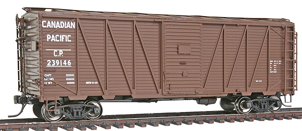 HO Scale Intermountain Railway Company 40' War Emergency Single-Sheathed Wood Boxcar - Ready to Run #46075