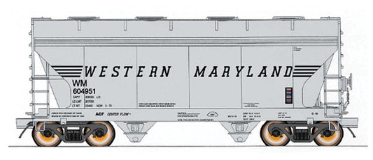 HO Scale Intermountain Railway Company ACF 2-Bay Center-Flow Covered Hopper - Ready to Run #604958