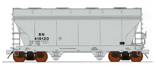 HO Scale Intermountain Railway Company ACF 2-Bay Center-Flow Covered Hopper - Ready to Run # 419197