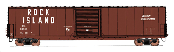 HO Scale Intermountain Railway Company 60' PS-1 Single-Door Boxcar - Ready to Run #46918