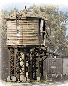 HO Scale Walthers Cornerstone Cornerstone Series(R) Built-ups - Wood Water Tank