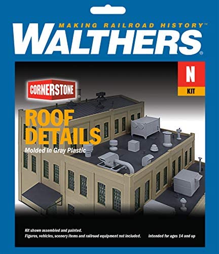 N Scale Walthers Cornerstone Roof Details