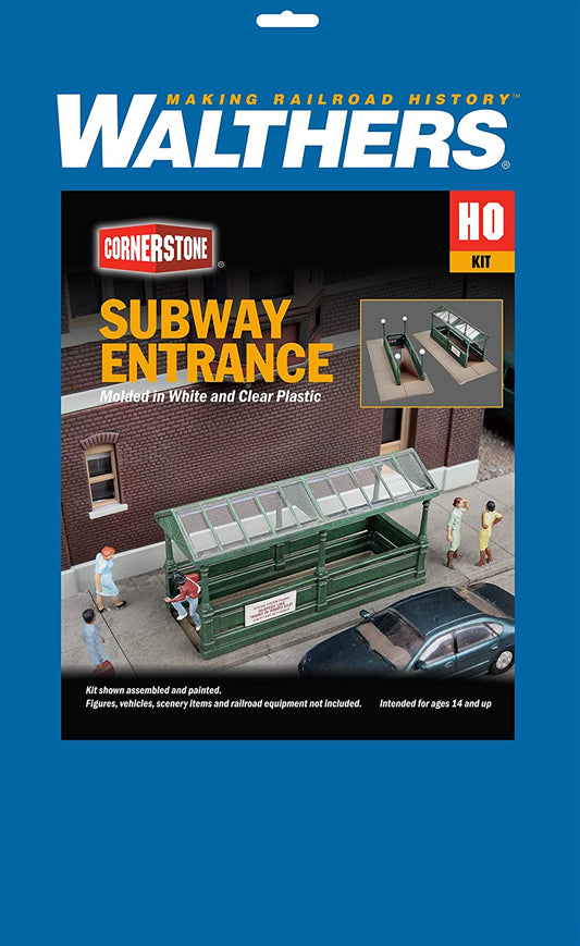 HO Scale Walthers Cornerstone Subway Entrance  #3762