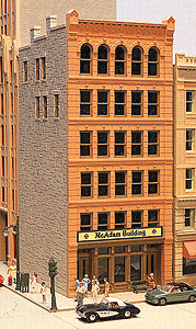 HO Scale Lunde Studios Mc Adam Building