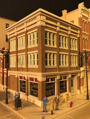 HO Scale Lunde Studios Saccos Department Store